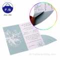 Logotipo personalizado CMYK Reciclado Matt Paper Card